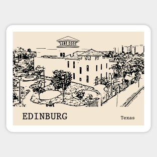 Edinburg Texas Sticker